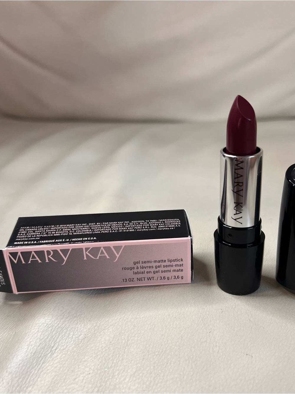 Mary Kay Gel Semi-Matte Lipstick Berry Famous Made in USA